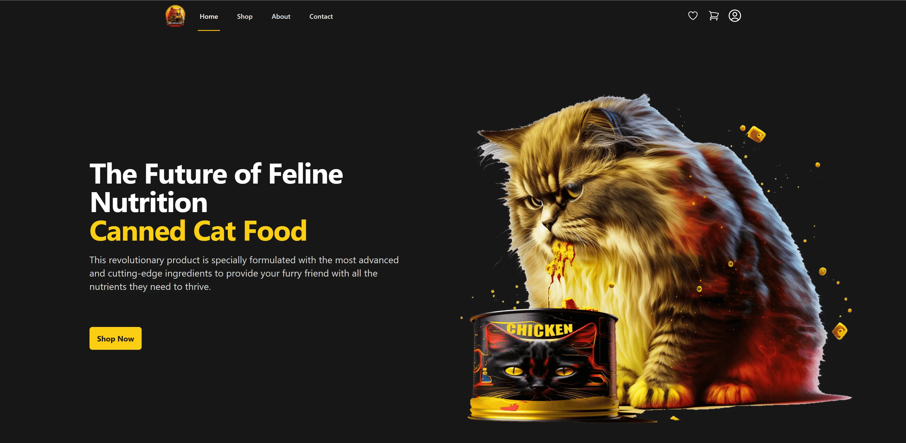 Screenshot of Pet Store